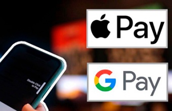 Новые способы оплаты - Apple Pay и Google Pay